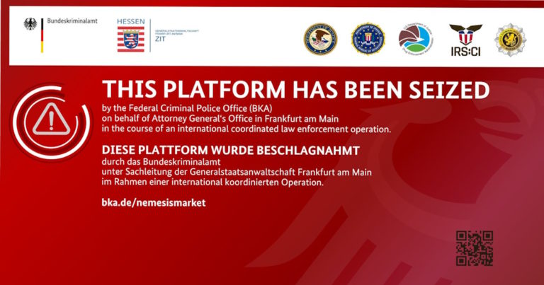 German Police Shuts Down Nemesis Darkweb Marketplace