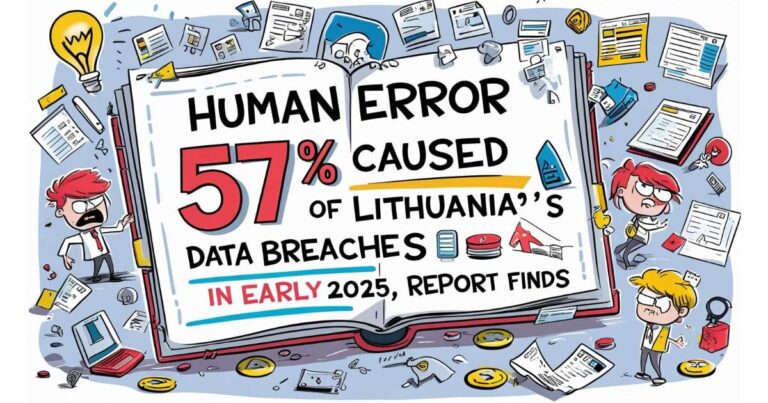 Human Error Caused 57% of Lithuania’s Data Breaches in Early 2025, Report Finds